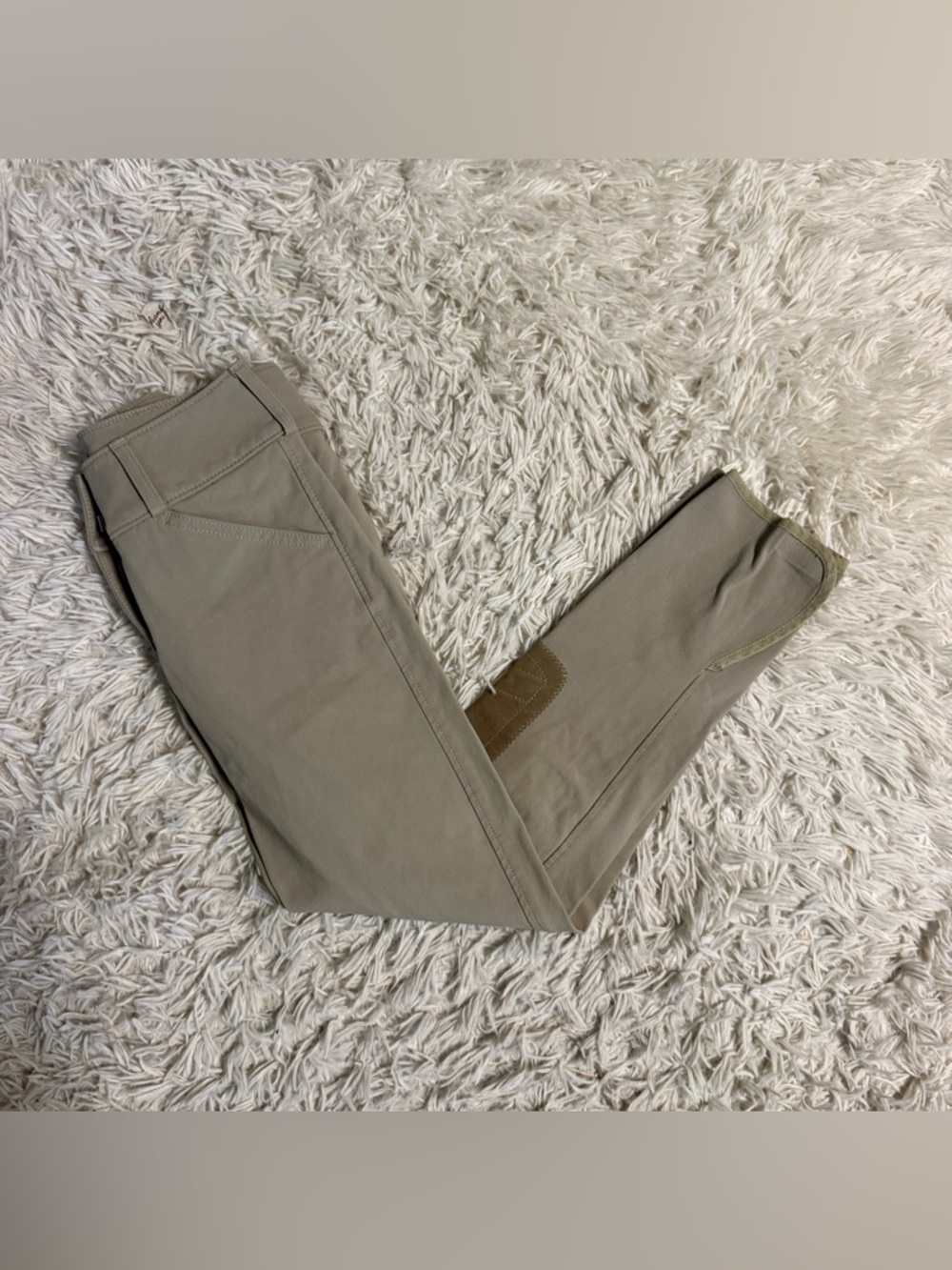 Child’s Size 12R Tan Tailored Sportsman Knee Patch Horseback Riding Breeches
